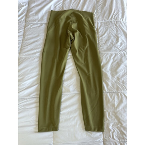 Lululemon Bronze Green InStill Size 10 Soft Stretch High Rise Workout Tight EUC - Picture 10 of 11